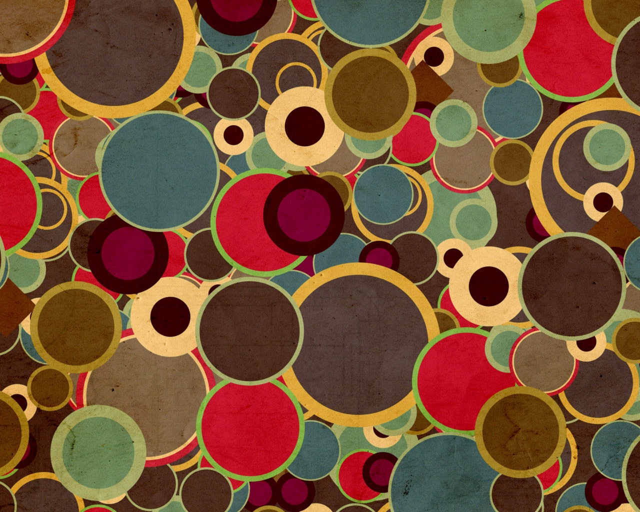 Цветные круги обои