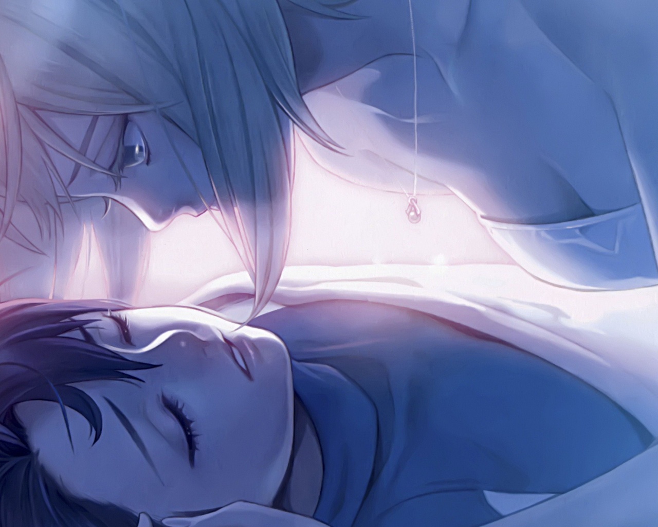 За секунду до поцелуя обои