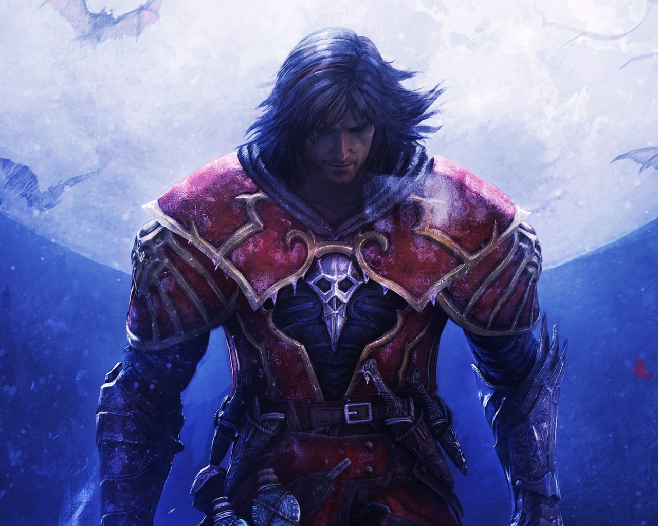 Рыцарь в замерших доспехах обои