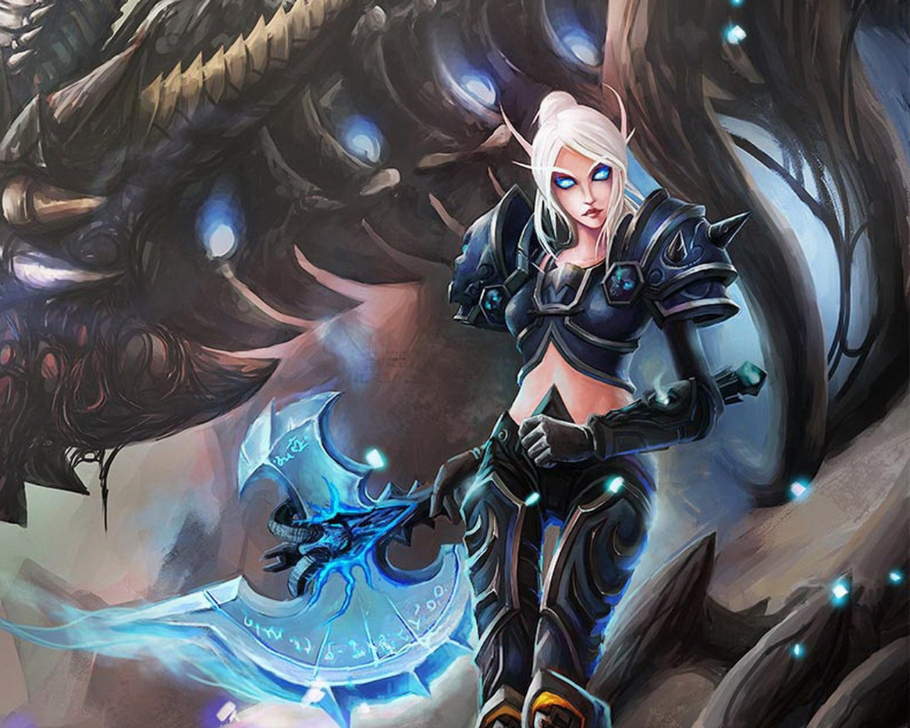 Героиня MMORPG обои