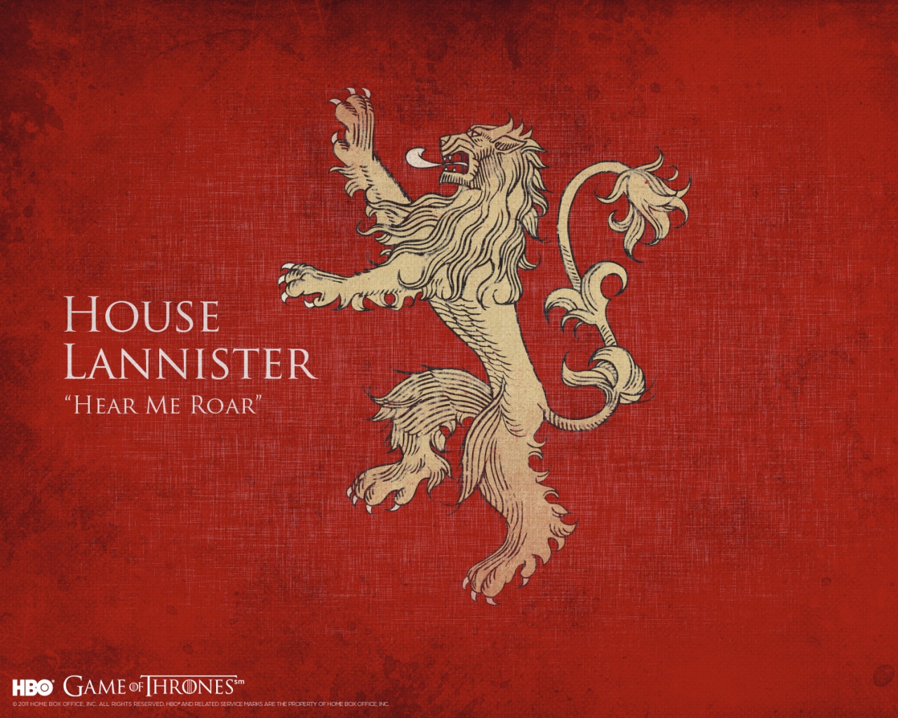 Герб дома Ланнистеров обои