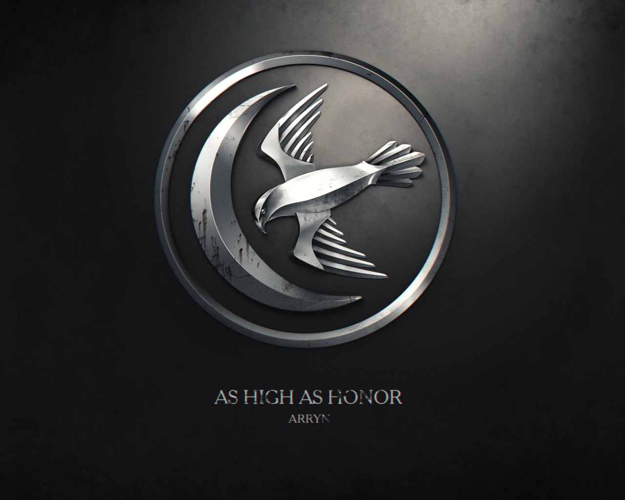 Металлический герб дома Аррен обои