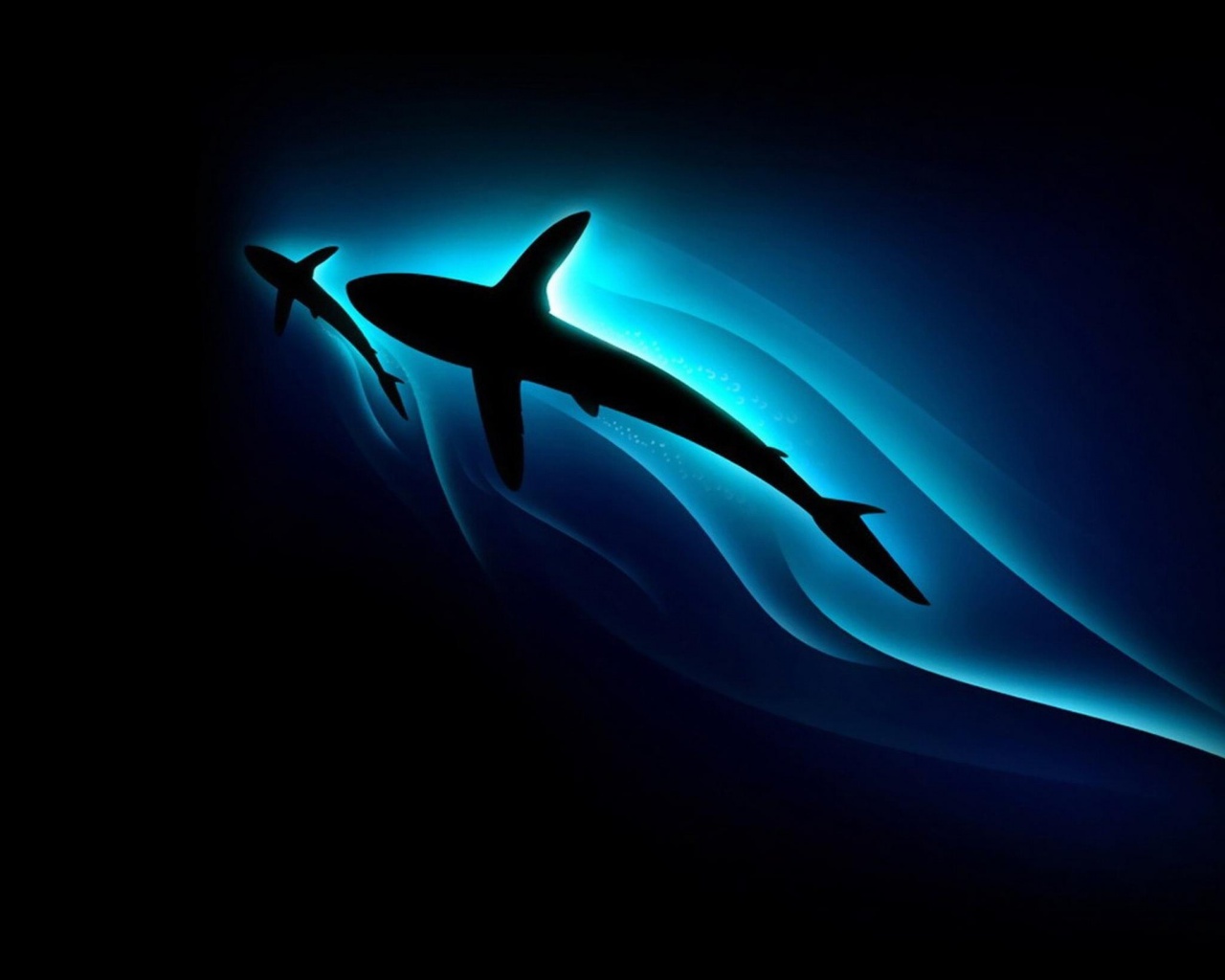 Рыбы в глубине обои