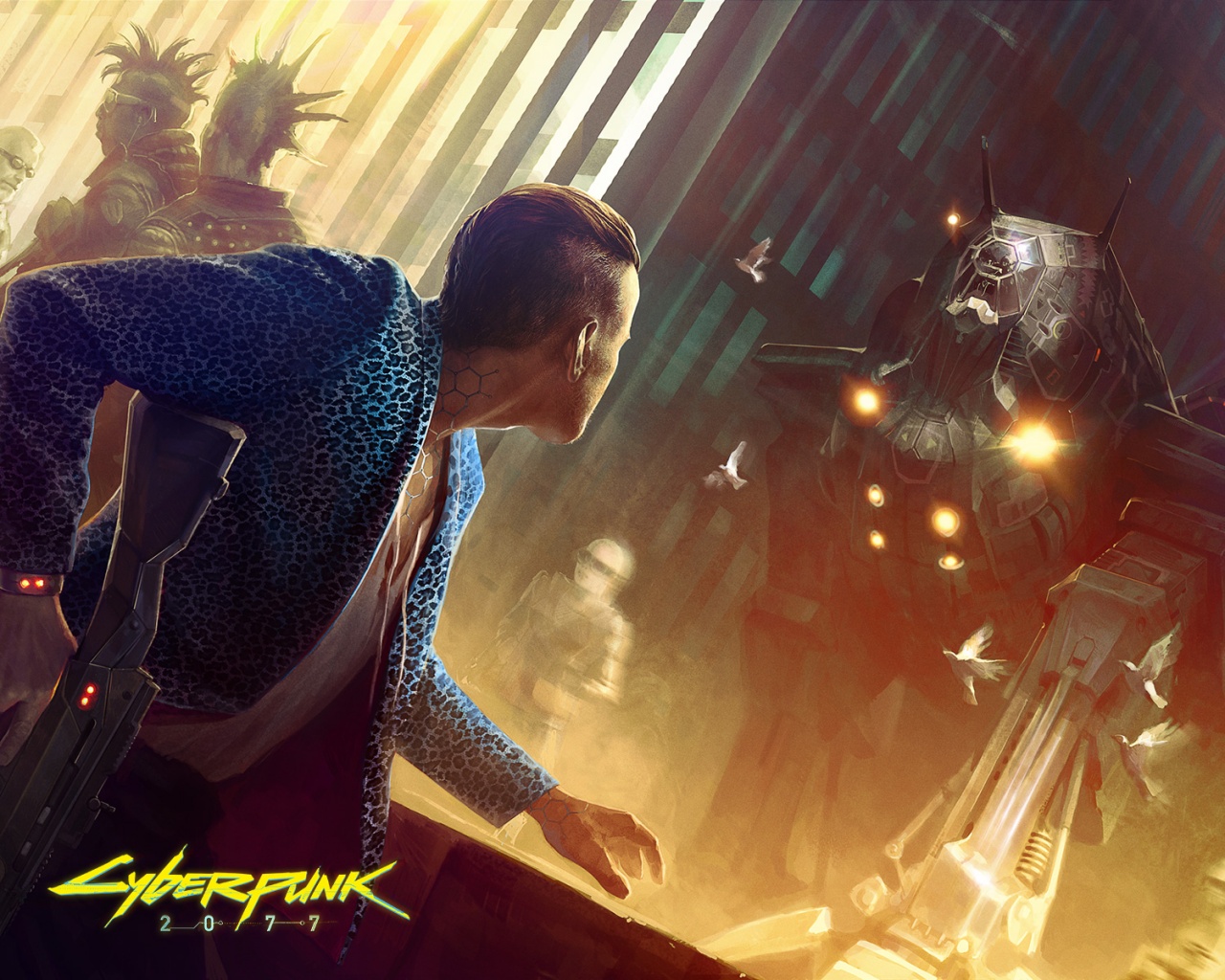 Арт из Киберпанк 2077 обои