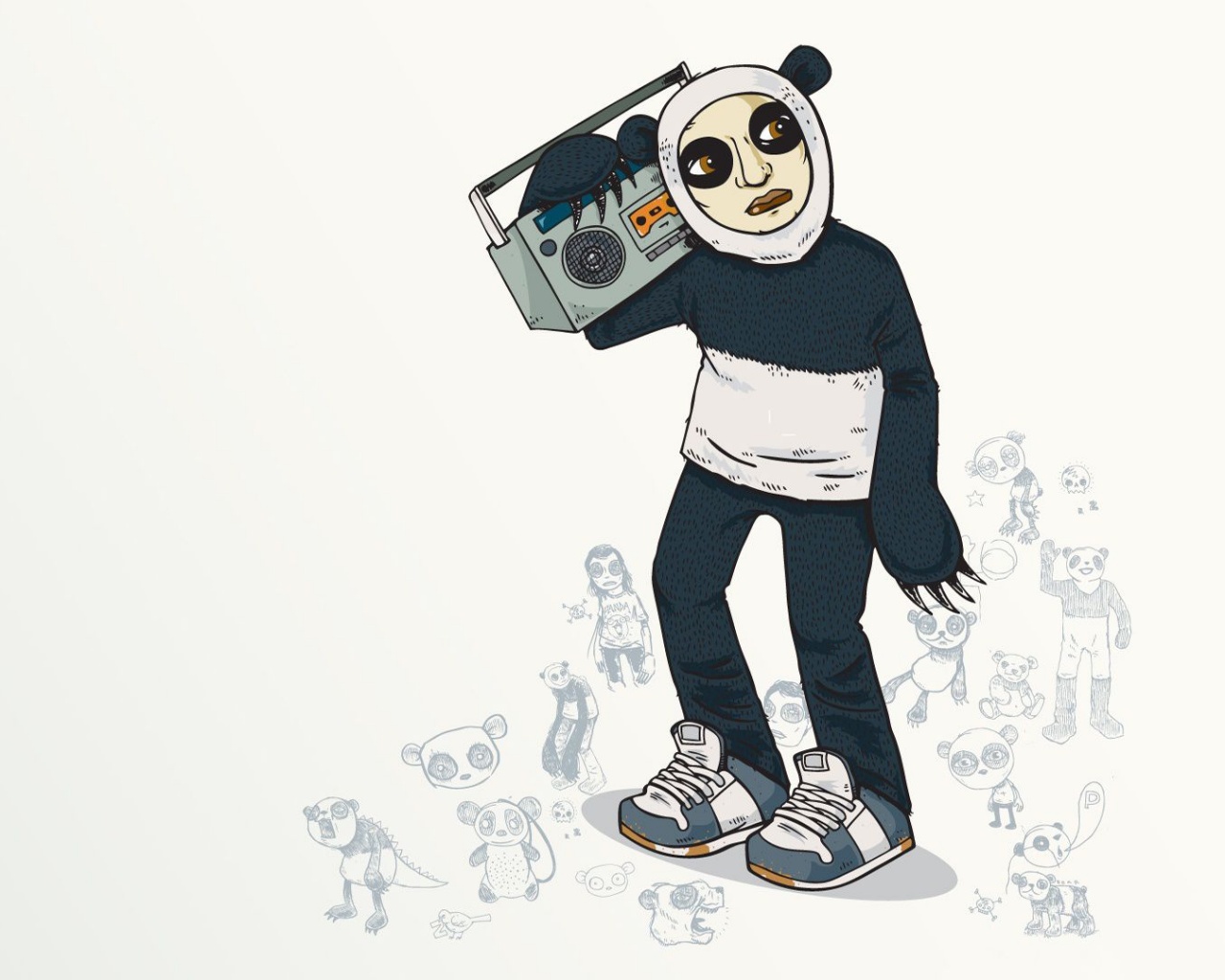 Панда - ньюэйдж обои