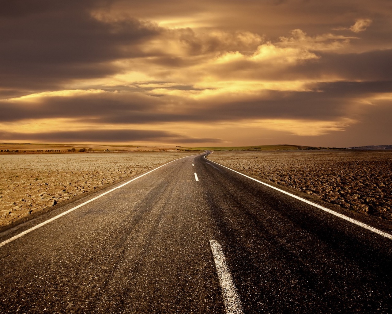 Дорого к горизонту обои