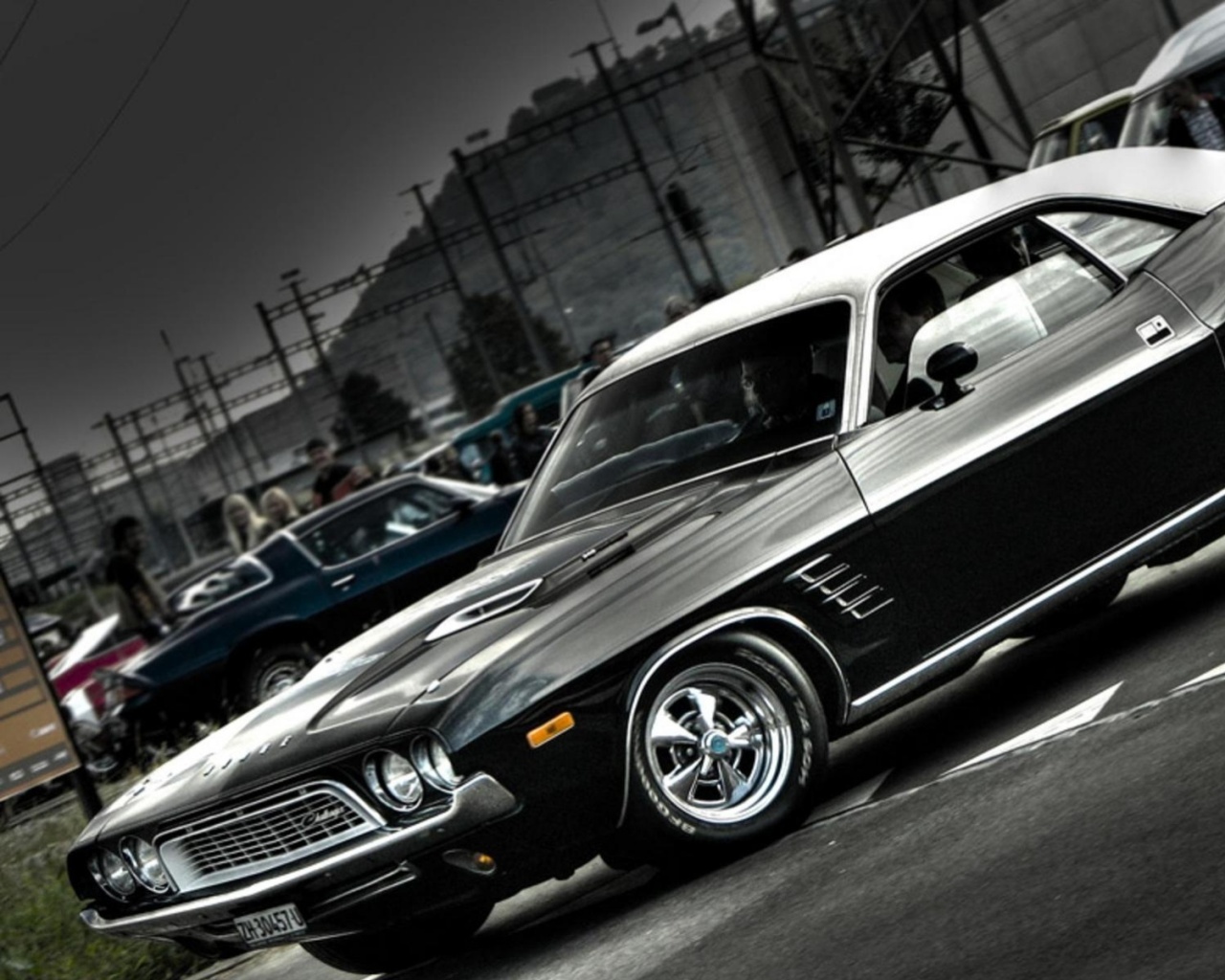 Мускулкар в стиле Mopar обои