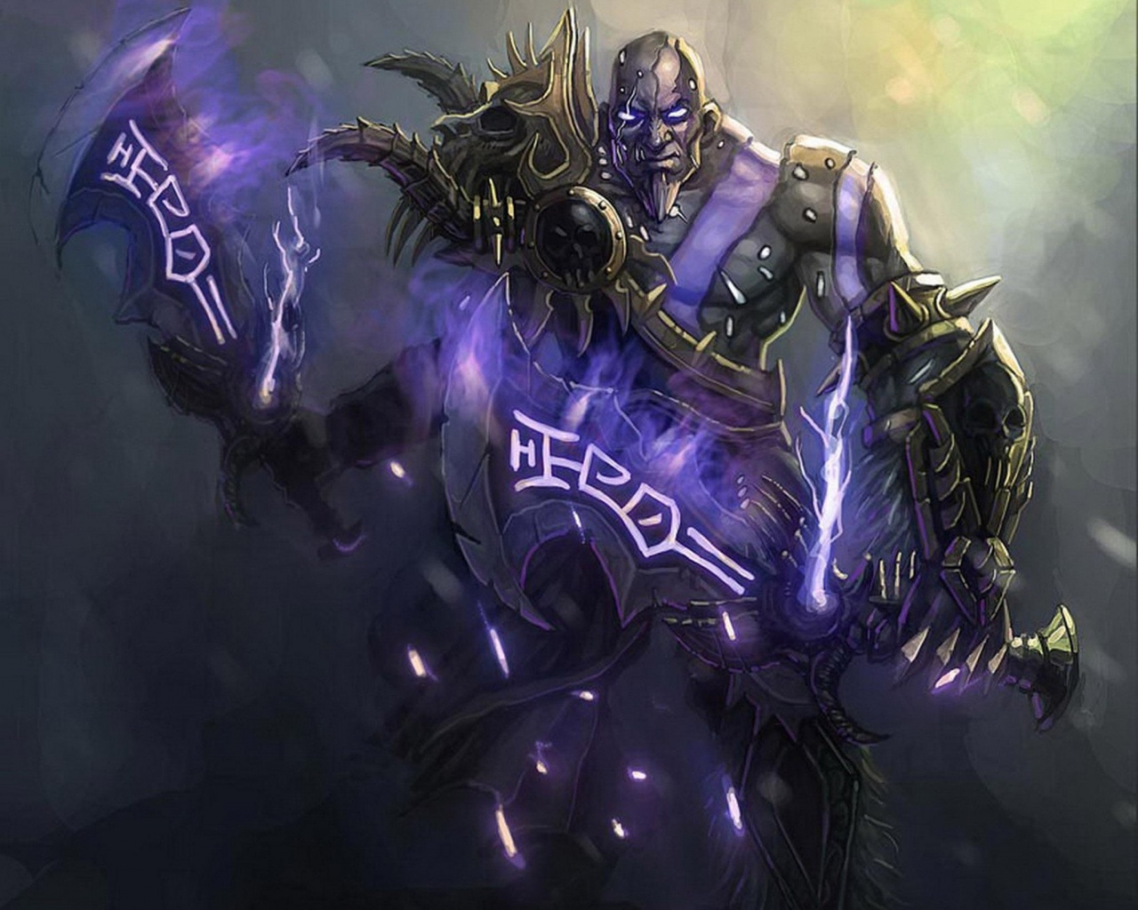 Андед с топорами обои