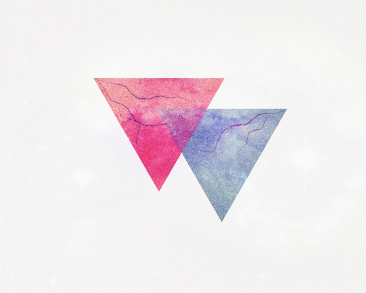 Минималистичные треугольники обои