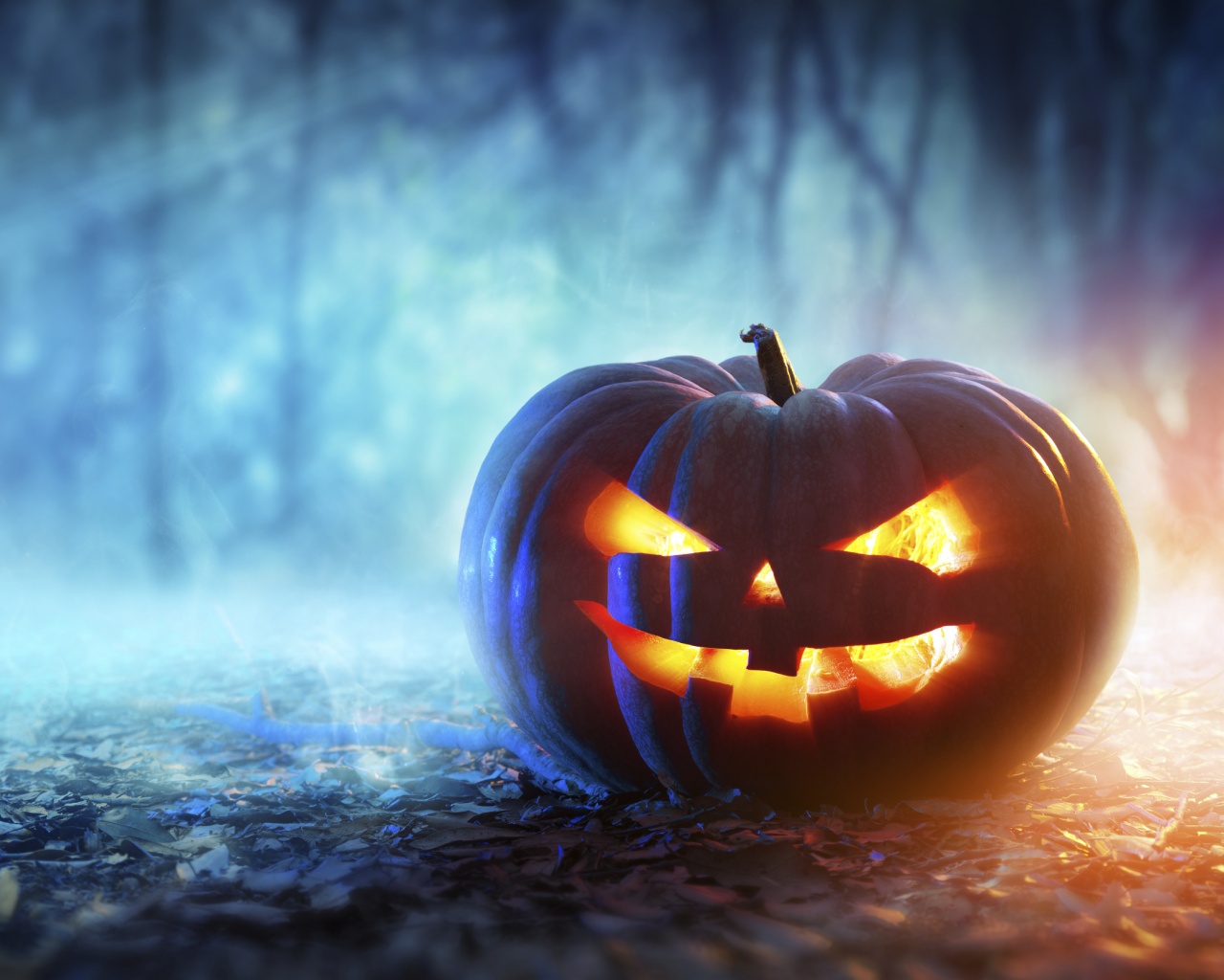 Хэллоуинская тыква обои