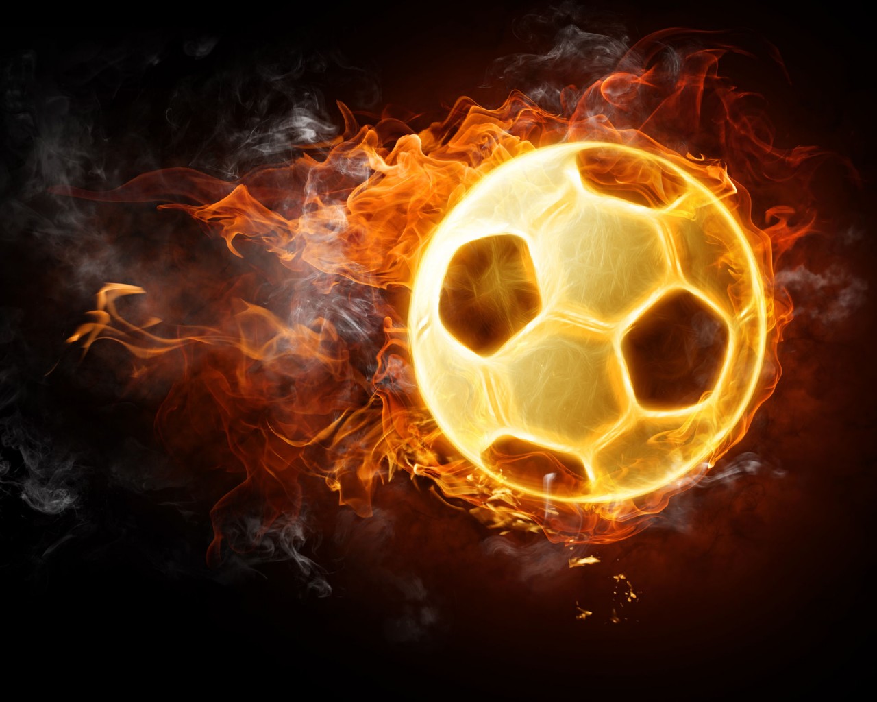 Огненный мяч обои