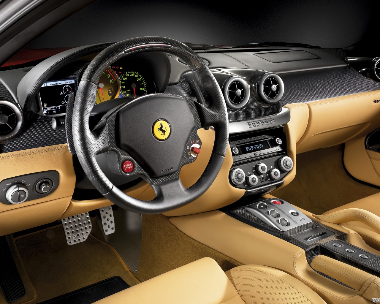 Салон феррари обои