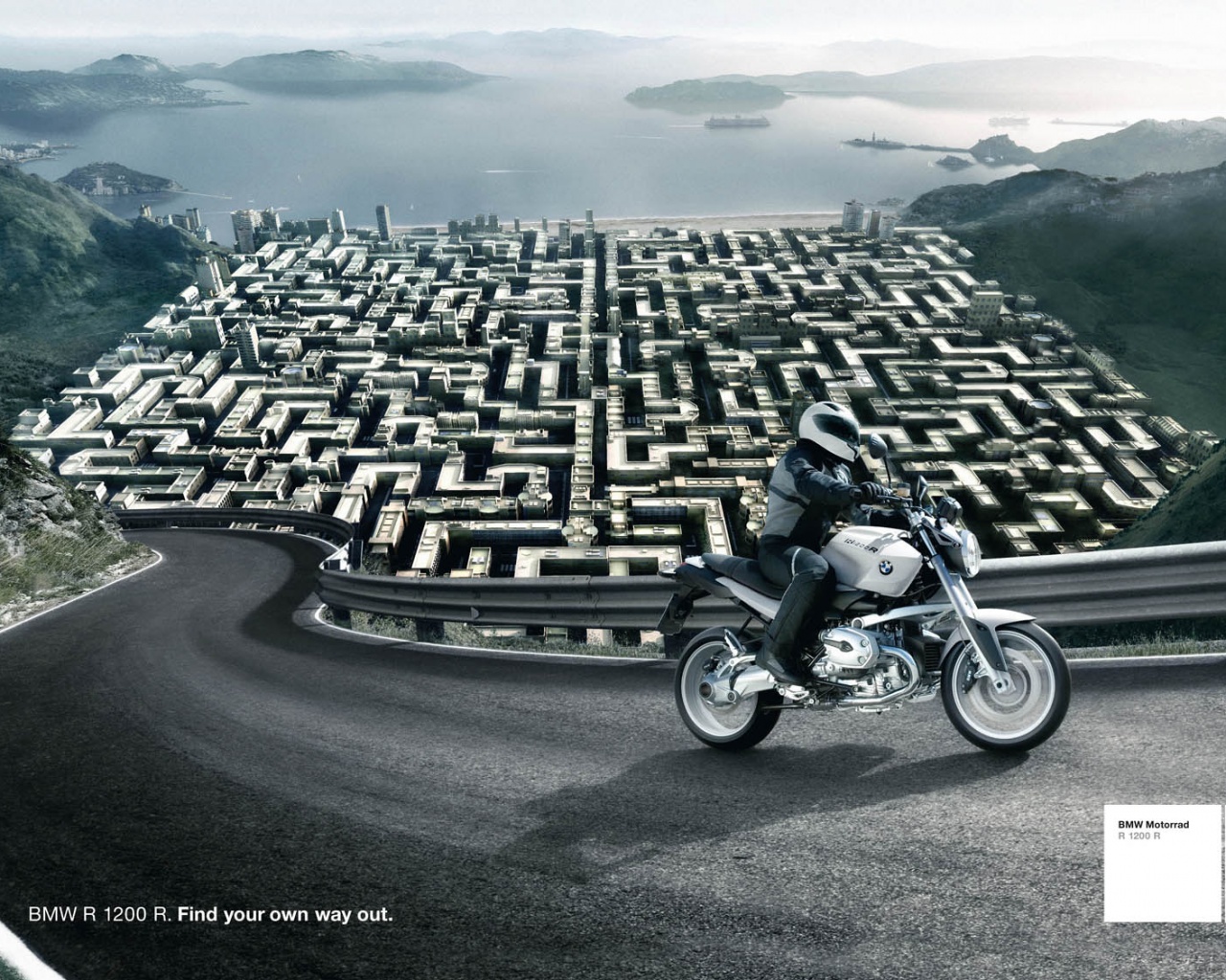 BMW R 1200 R. Найди свой путь наружу. обои