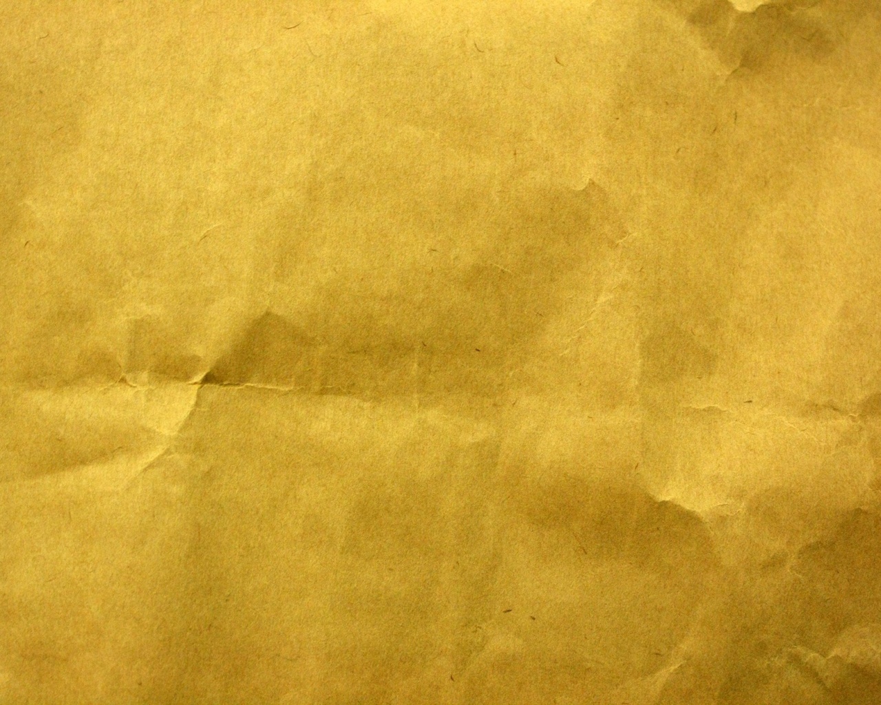 Текстура мятой желтой бумаги обои