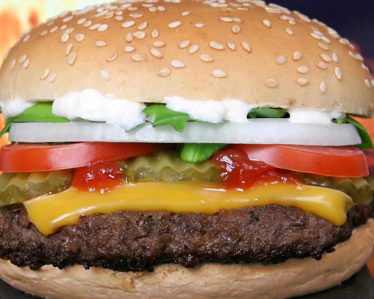 Чизбургер обои