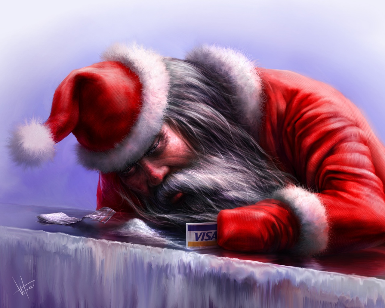 Плохой Санта обои