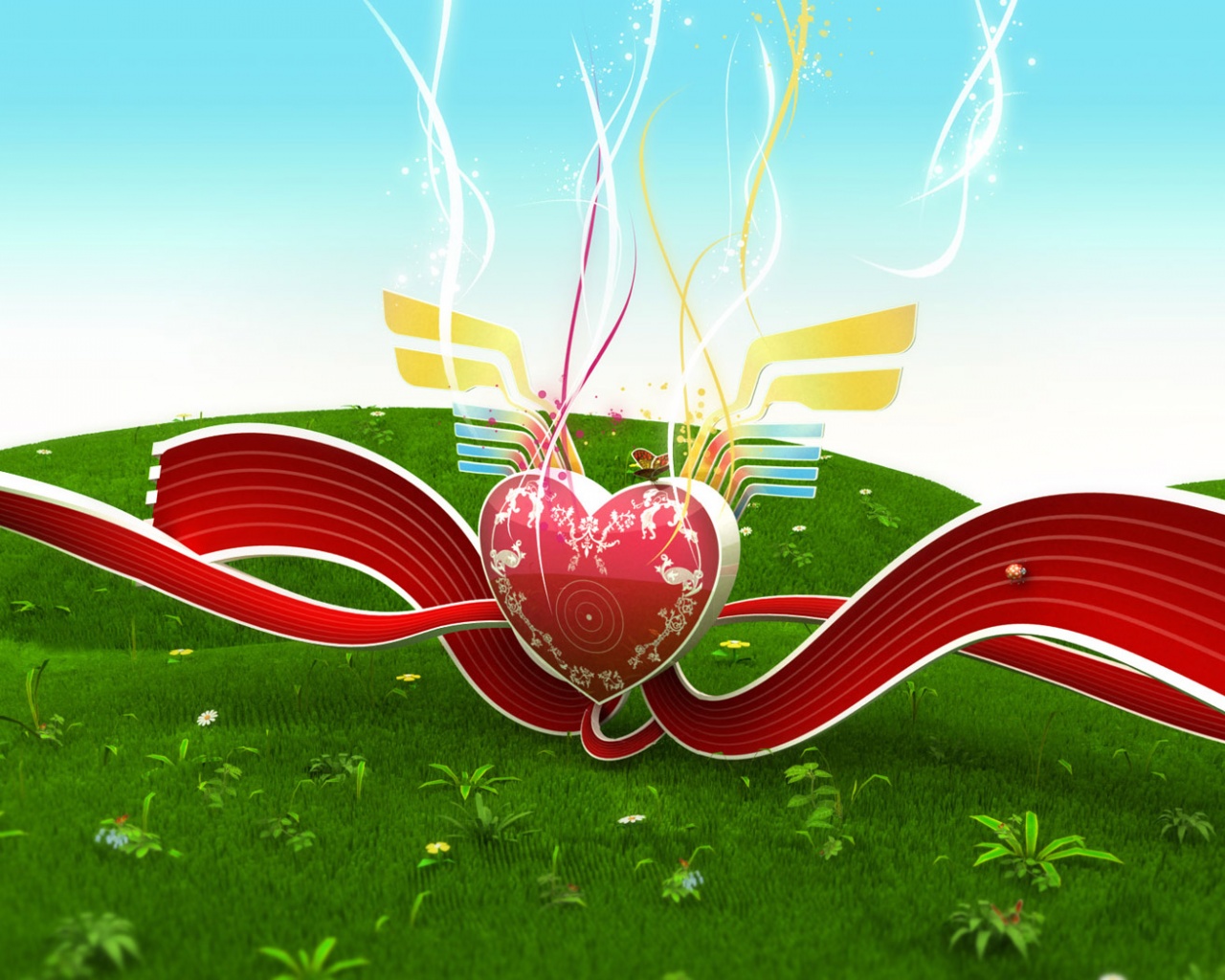 Валентинка обои