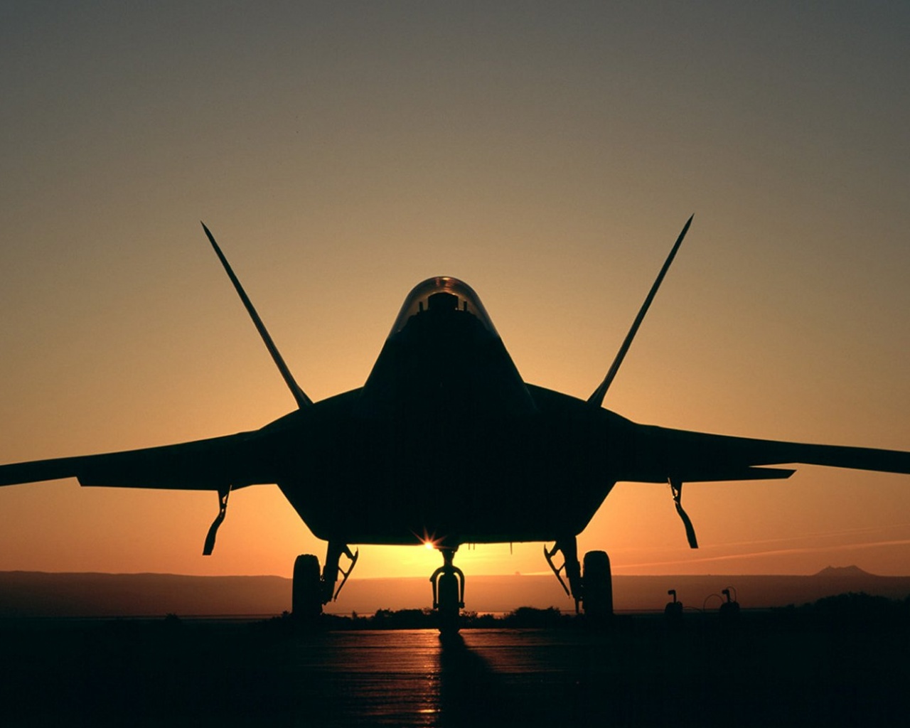 Истребитель F22 обои