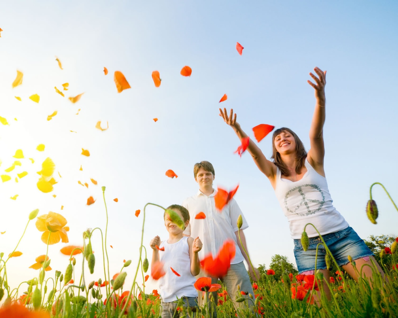 Счастье и радость обои