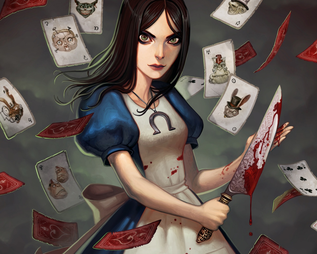 Алиса в стране чудес обои