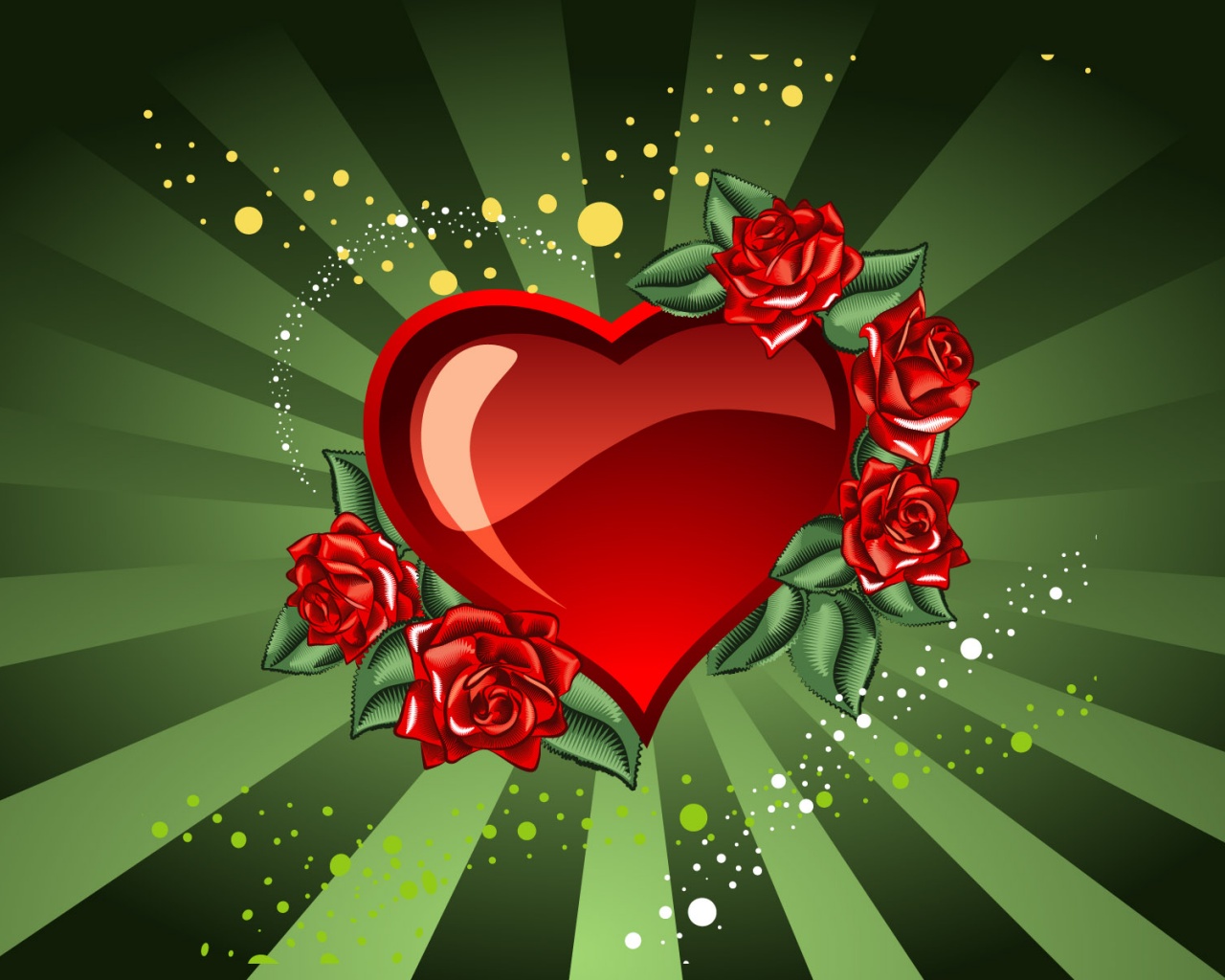 Красивая валентинка обои