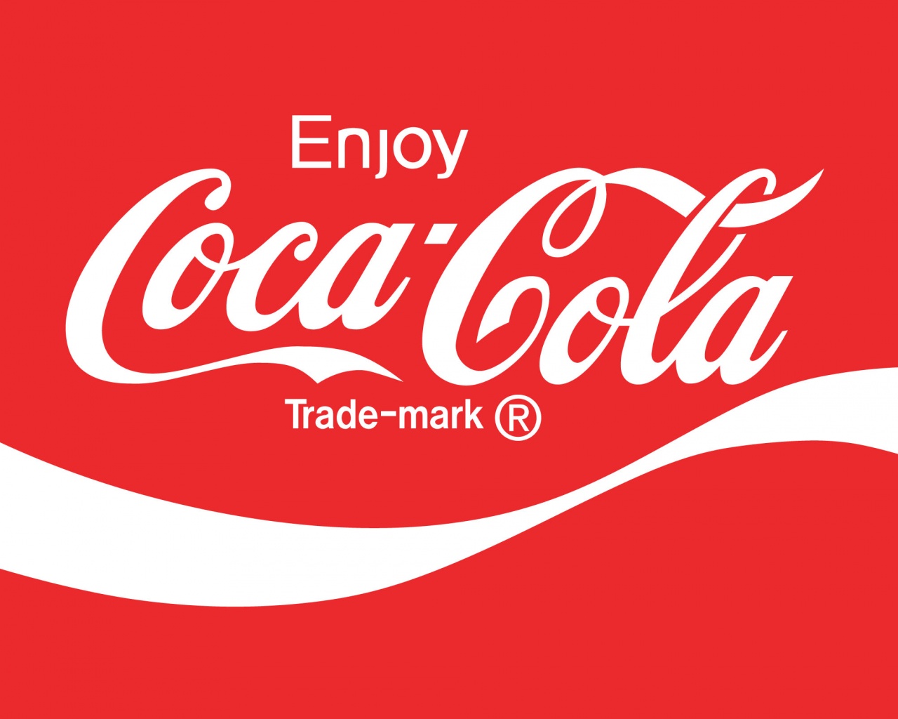 Оригинальный логотип Coca-Cola обои