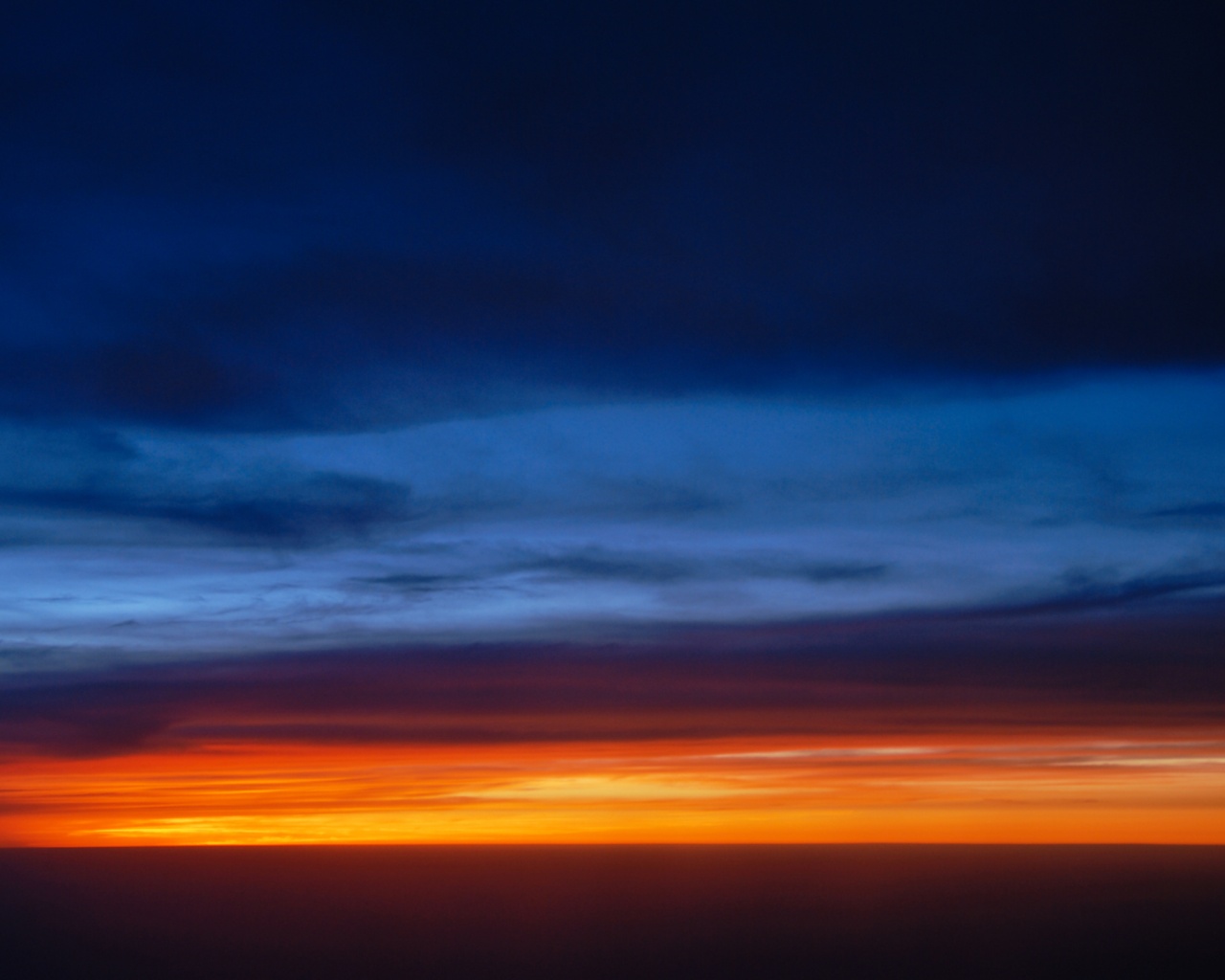 Закатное небо обои