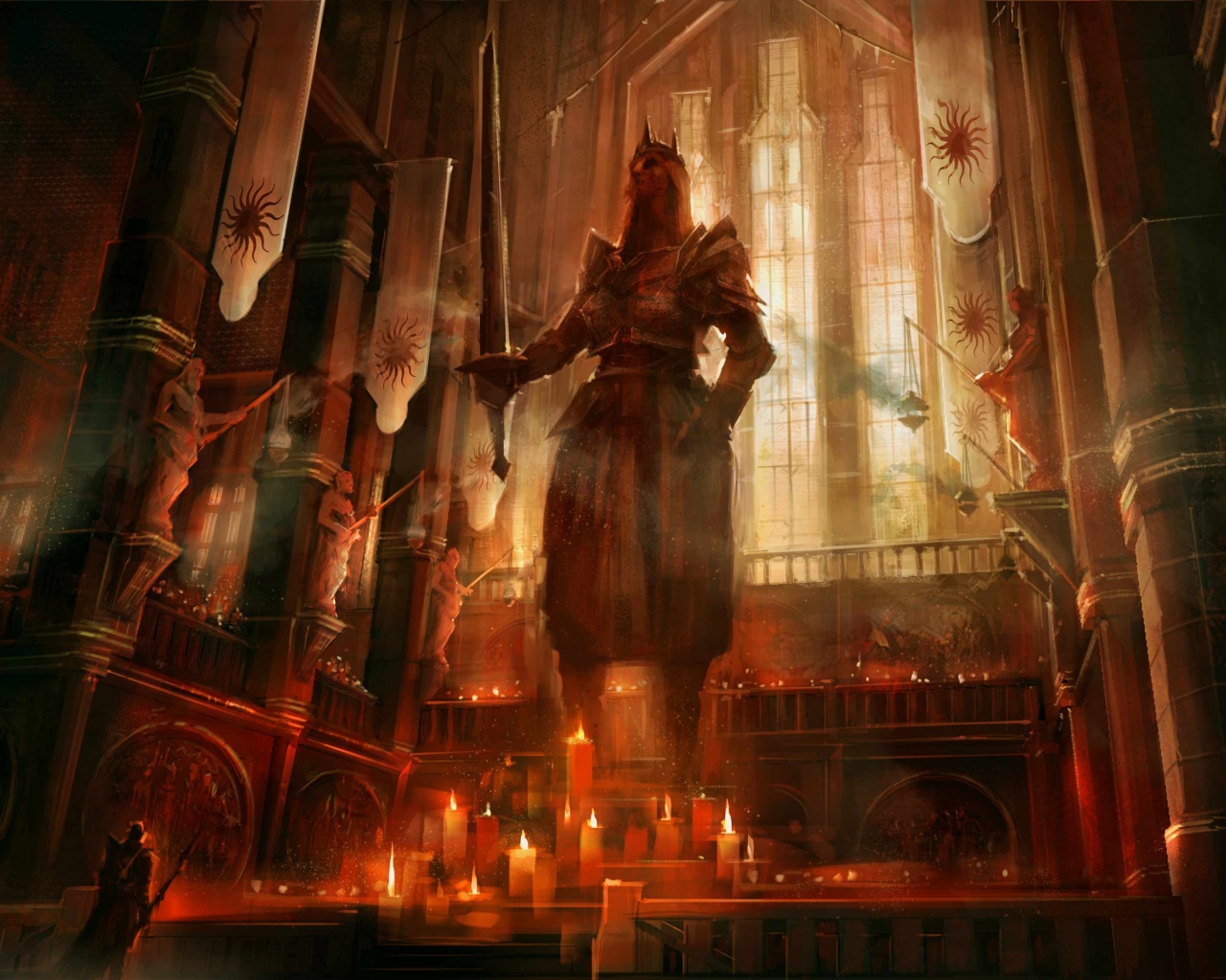 Алтарь из Dragon Age обои