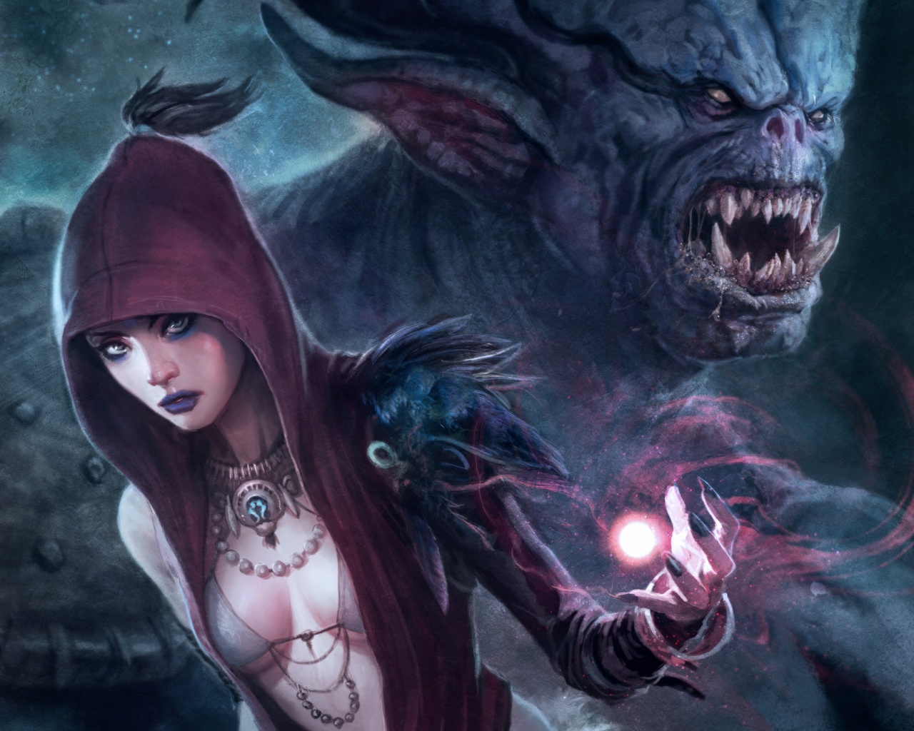 Морриган и порождение тьмы обои