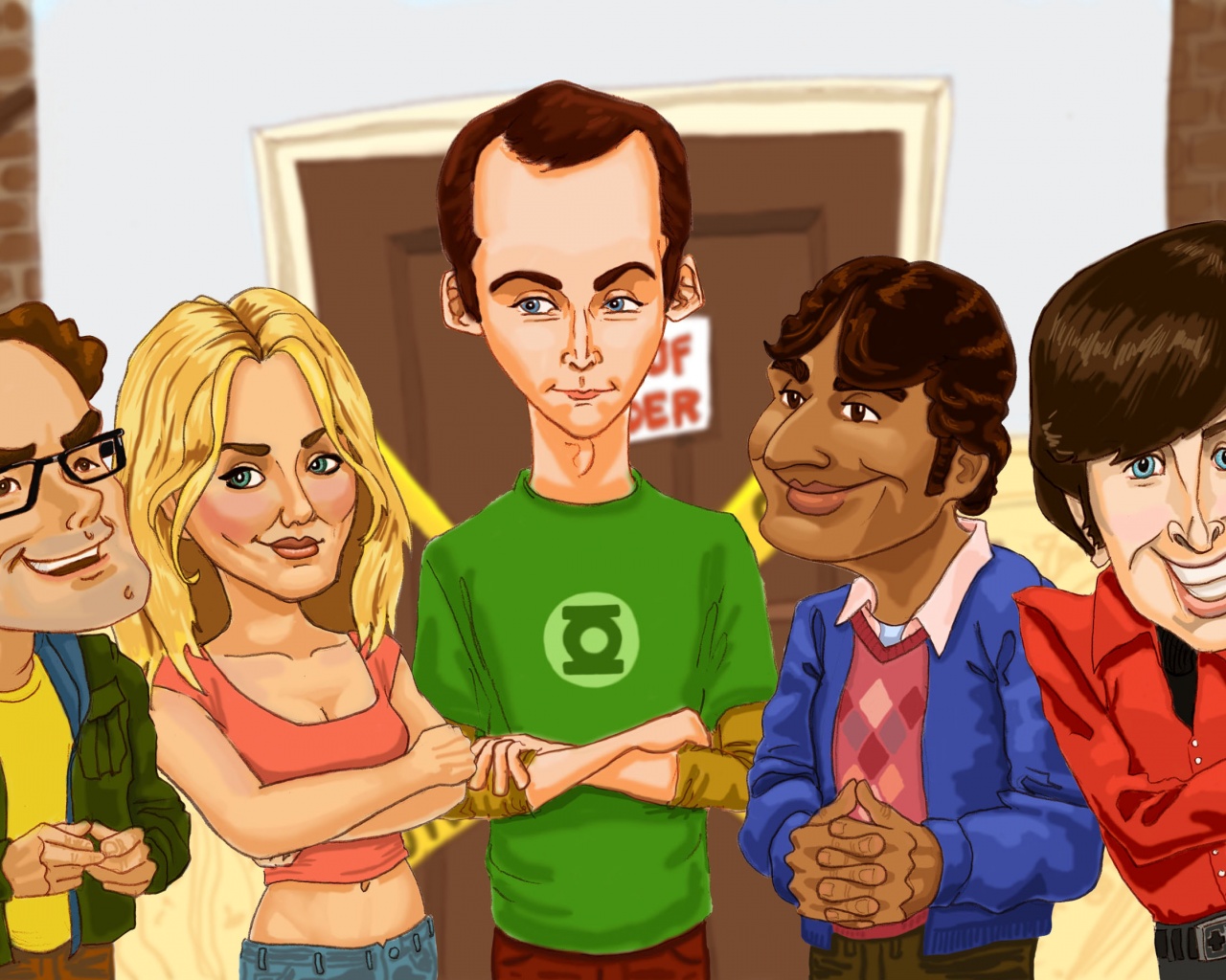 Теория большого взрыва (рисунок) обои