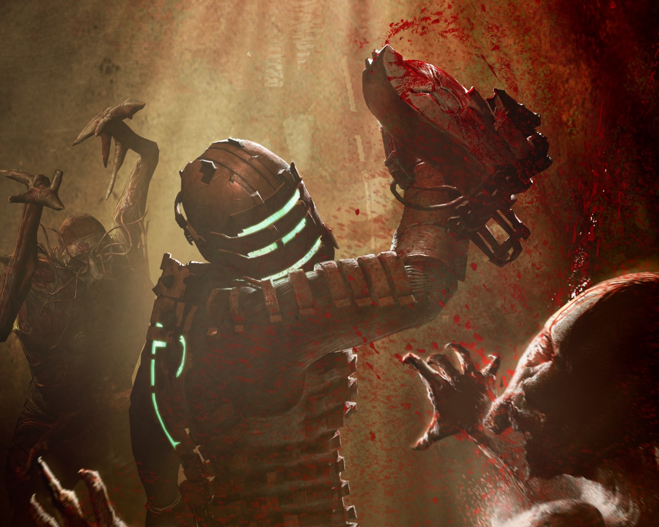 Айзек Кларк выпилил монстра обои