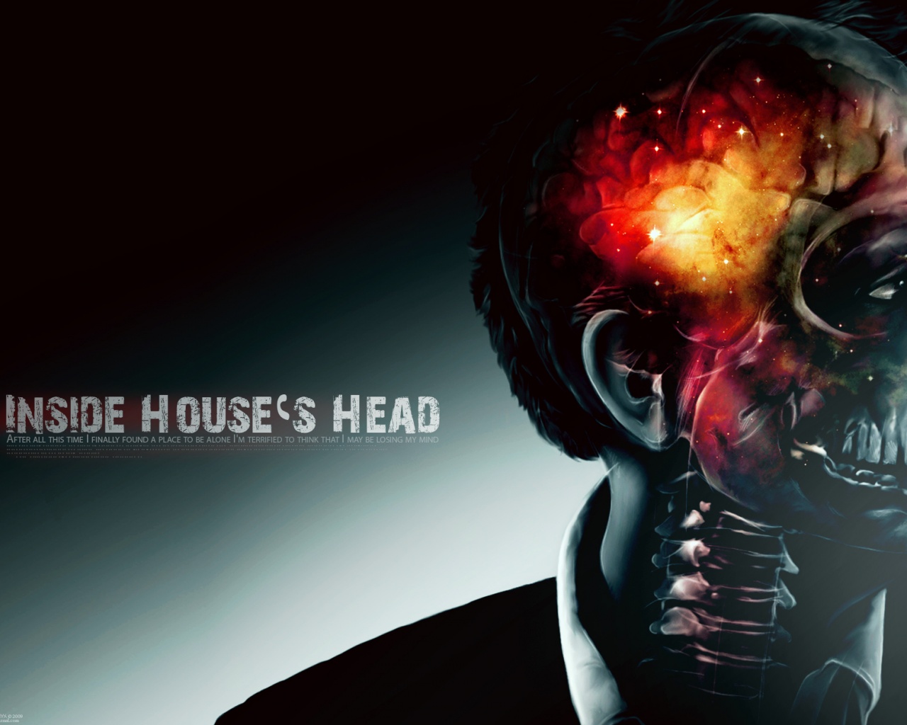 В голове Хауса обои