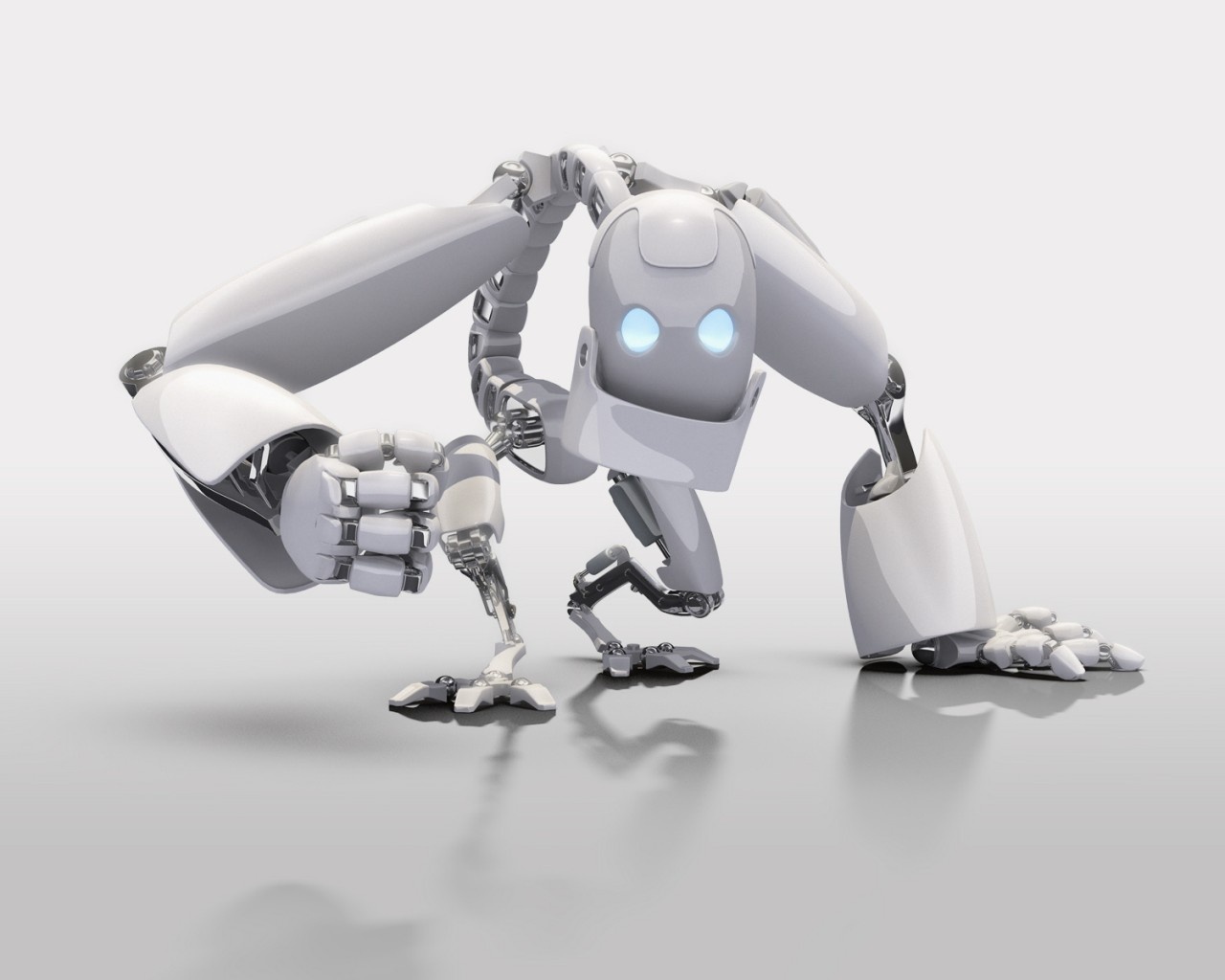 Крадущийся робот обои