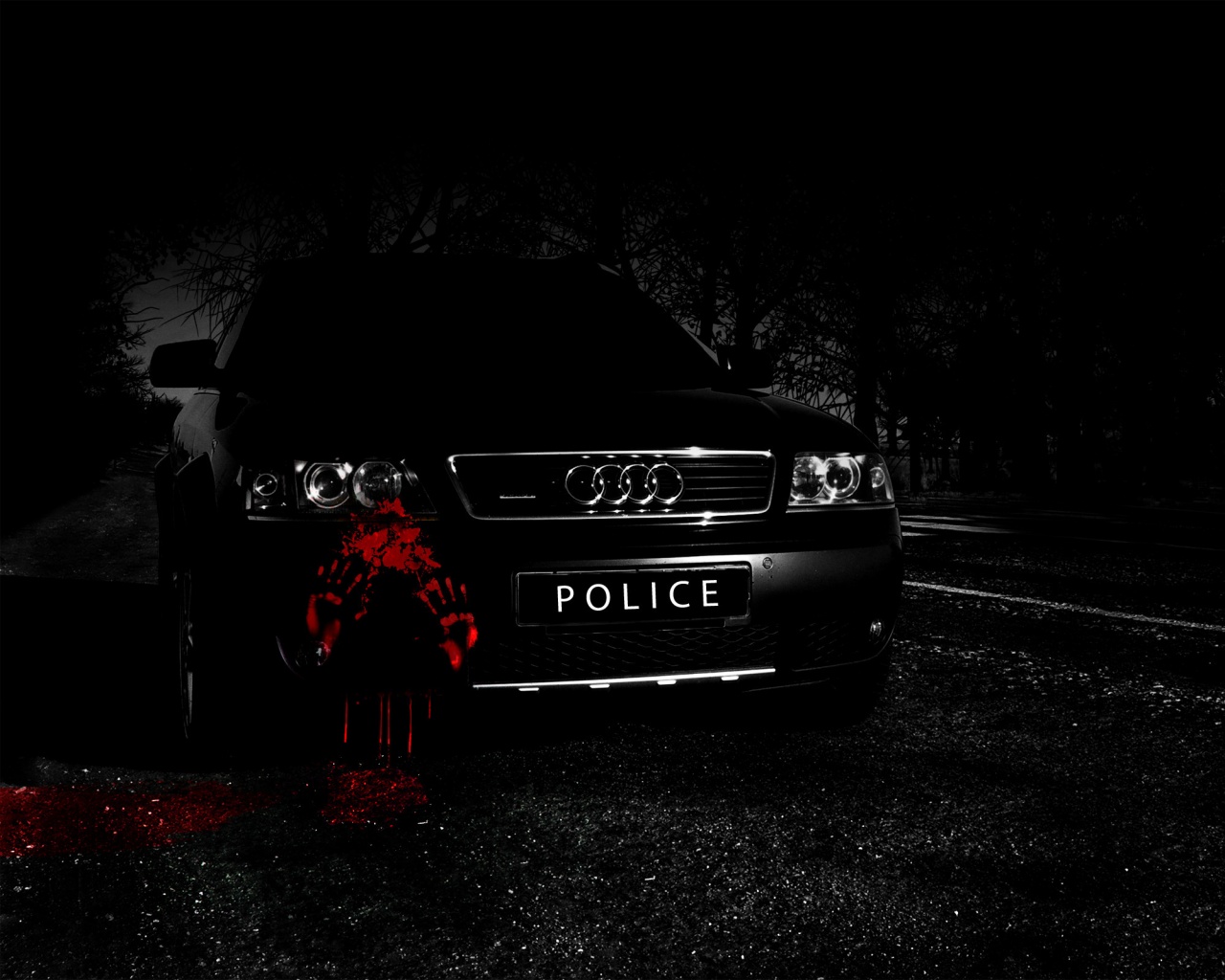 Сбившая человека машина обои