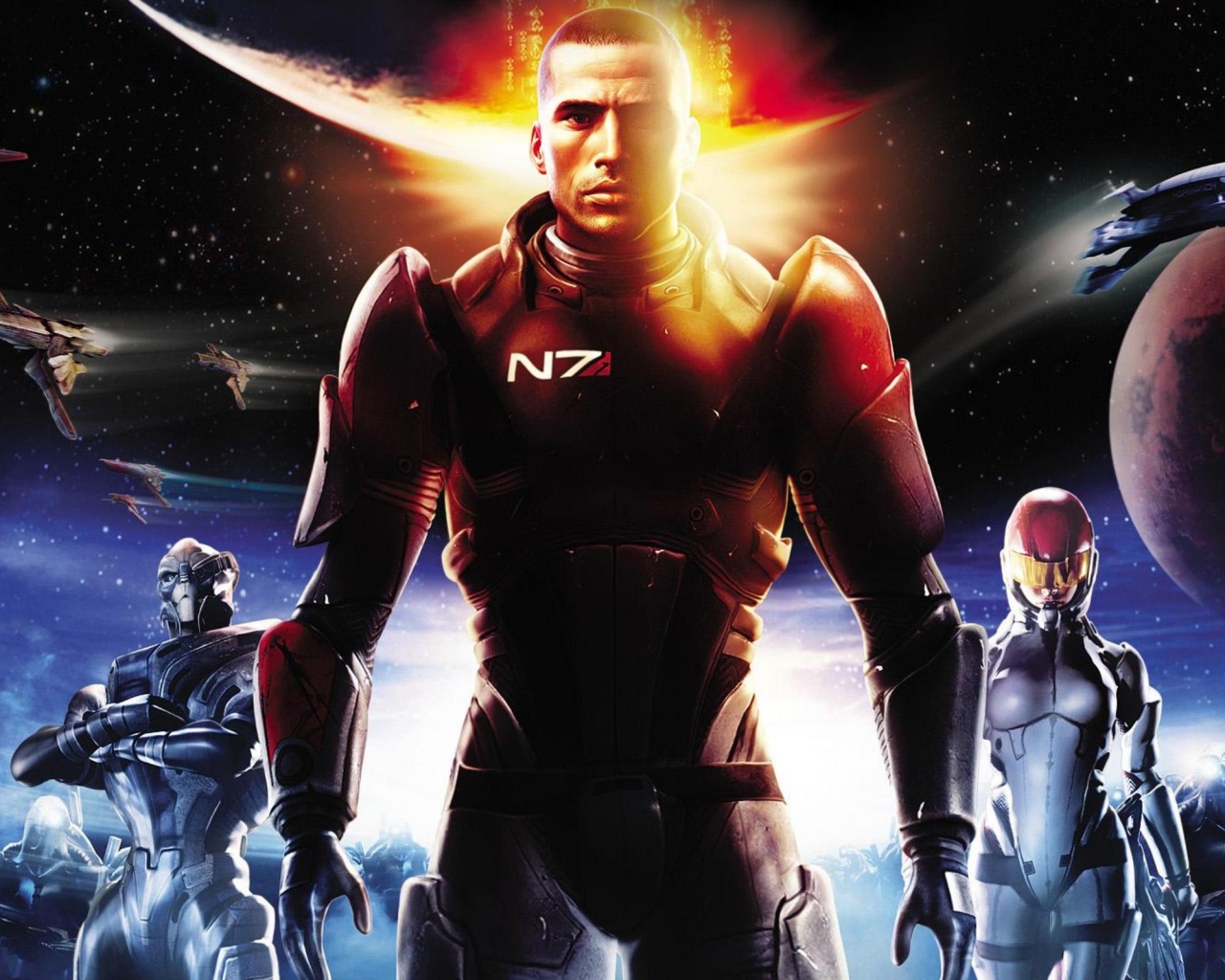 Mass Effect 1 обои