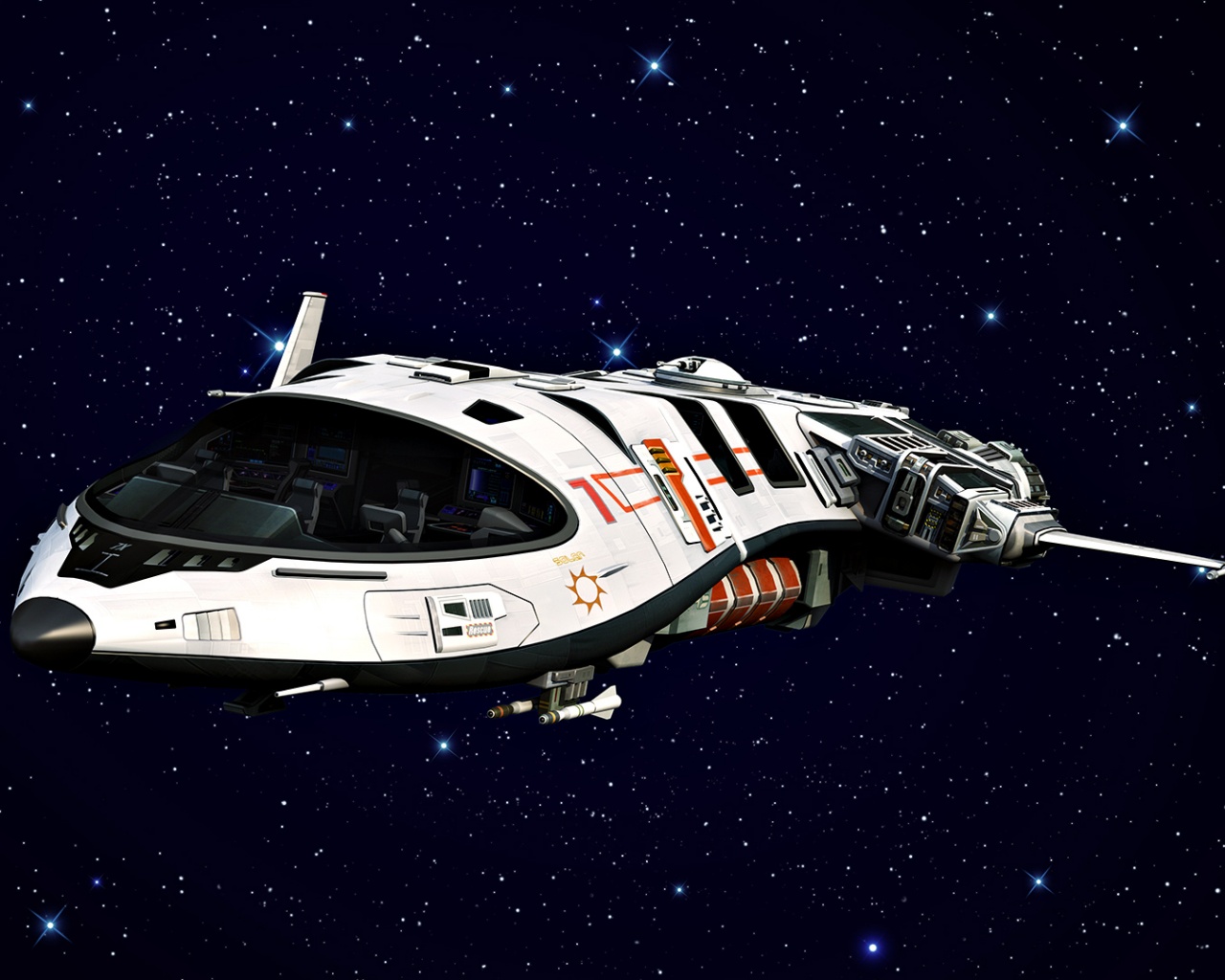 Космический корабль обои