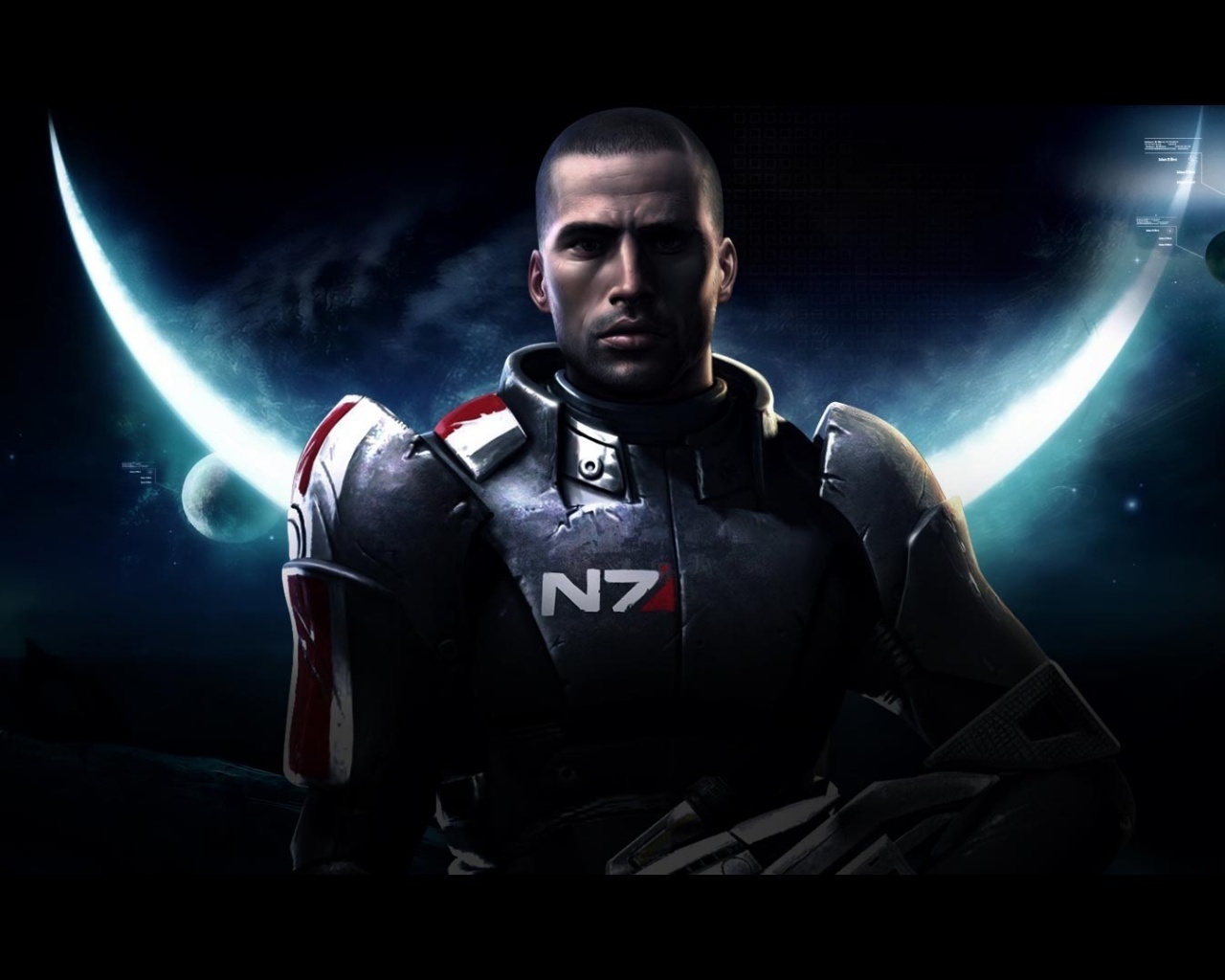 Шепард из Mass Effect обои