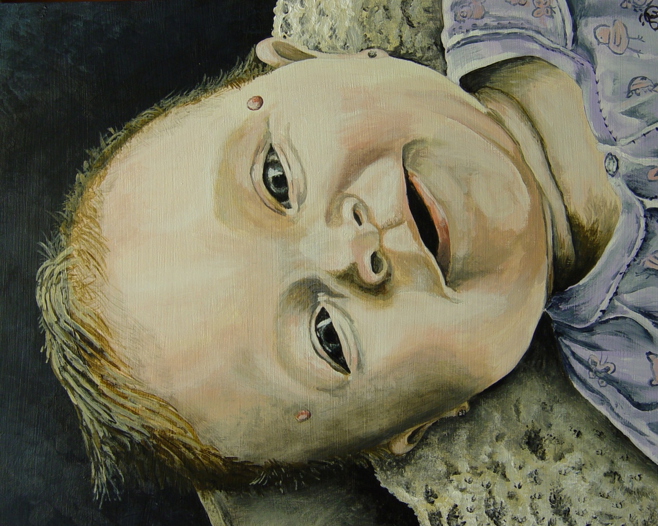 Портрет ребёнка обои