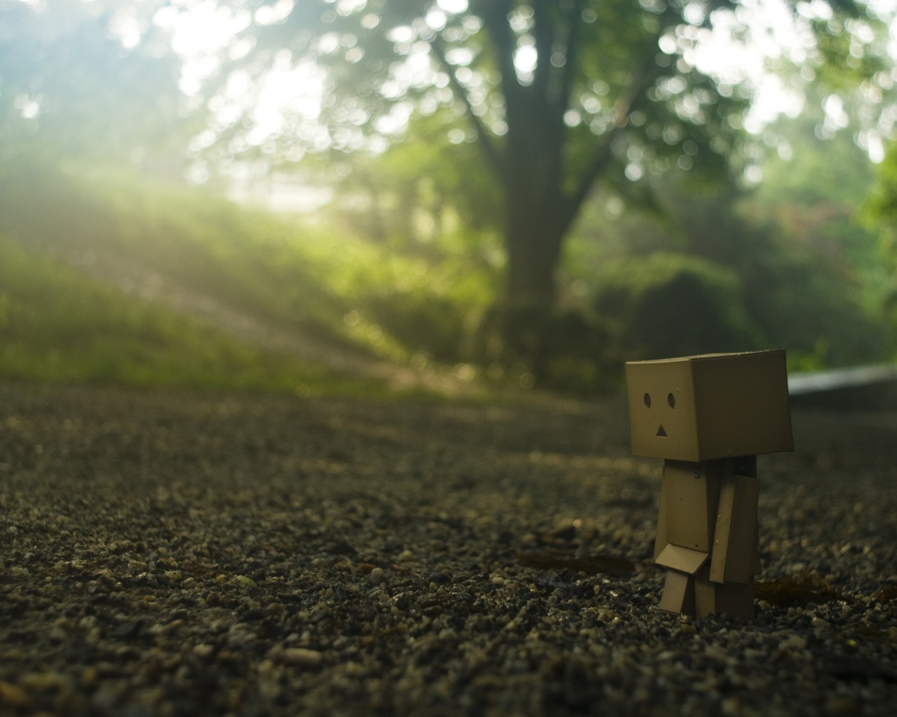 Картонный человечек обои