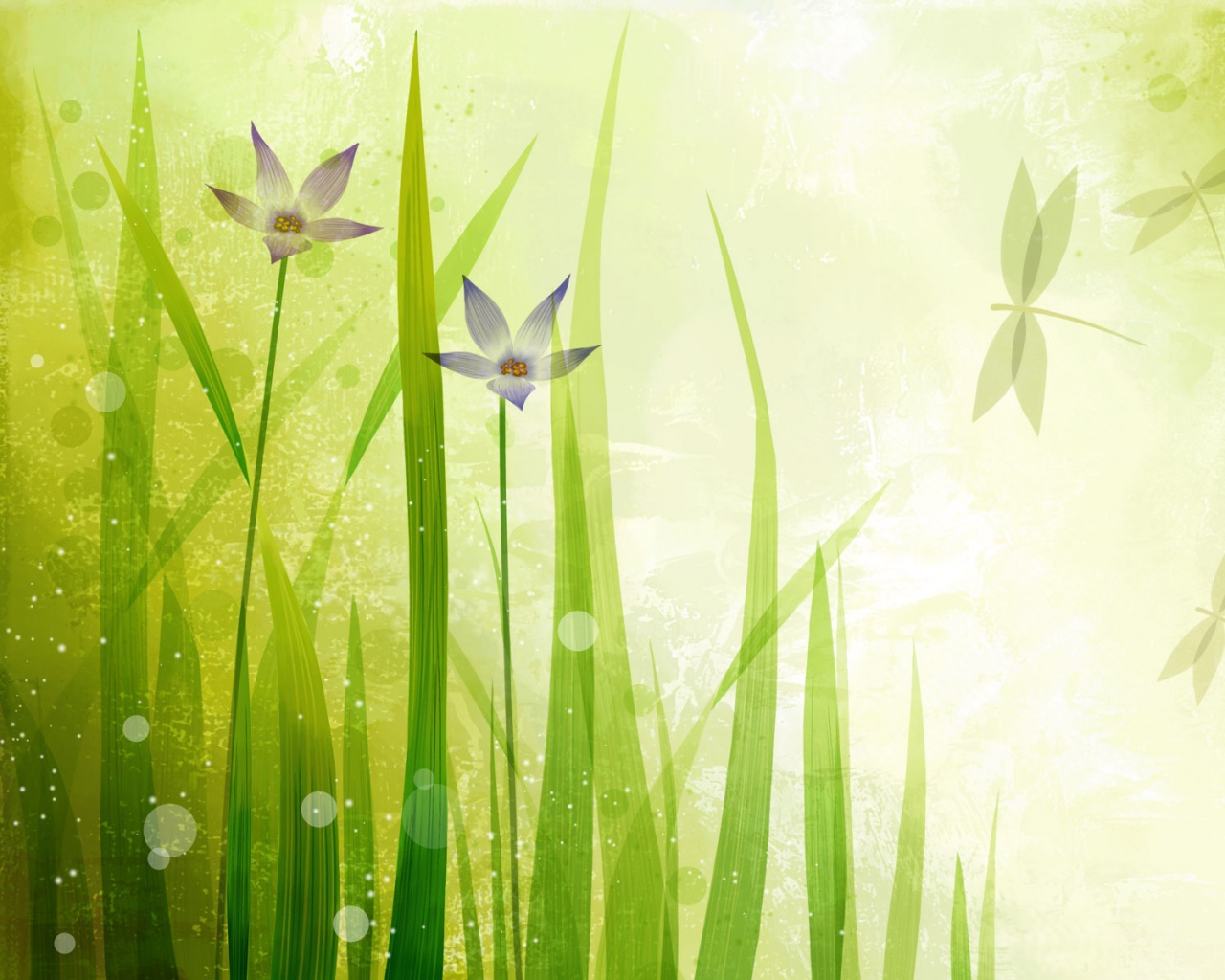 Векторные цветы обои