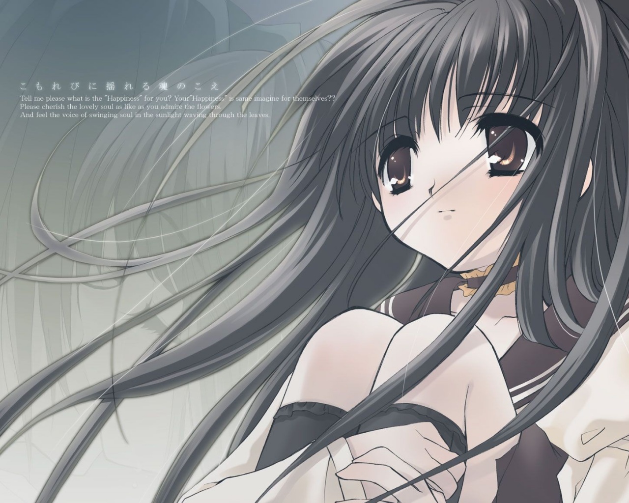 Брюнетка с карими глазами обои