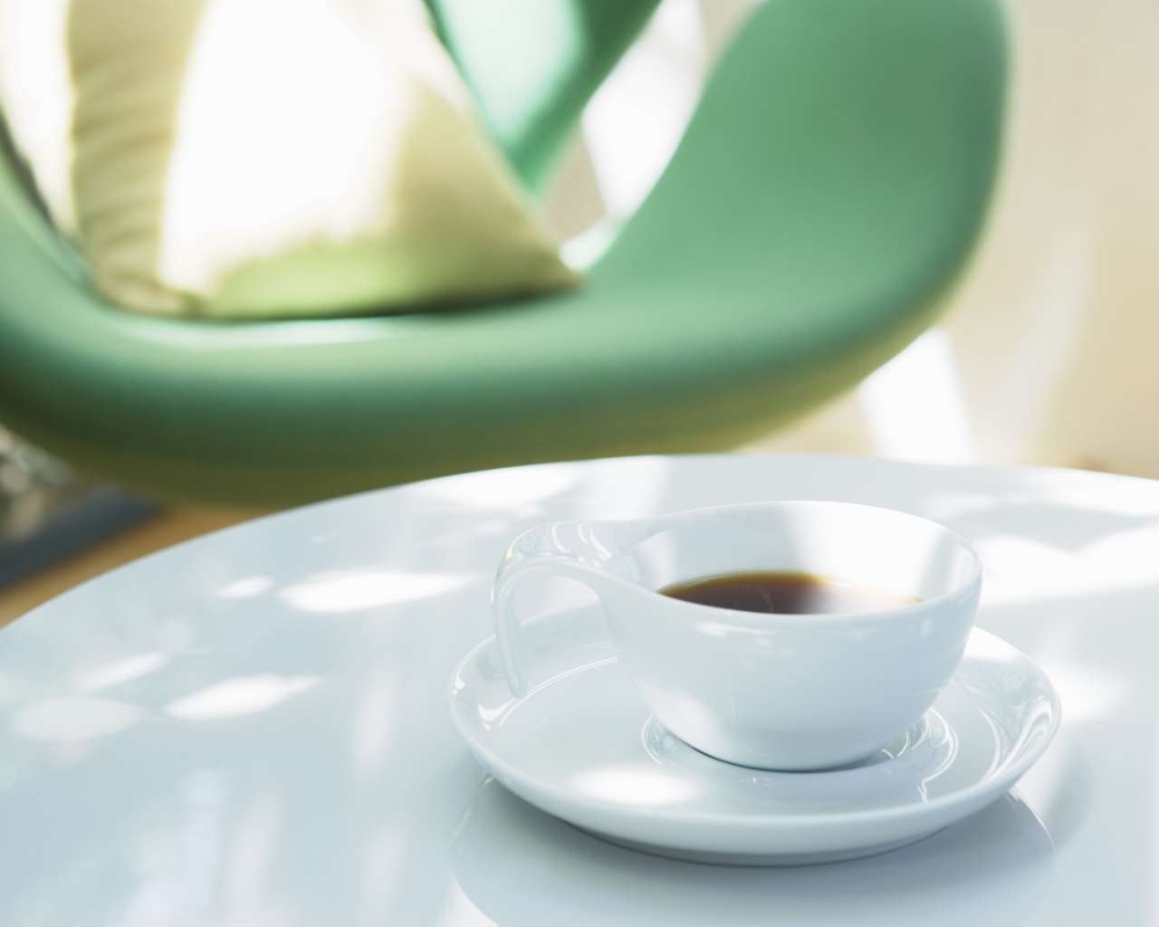 Чашка утреннего кофе обои