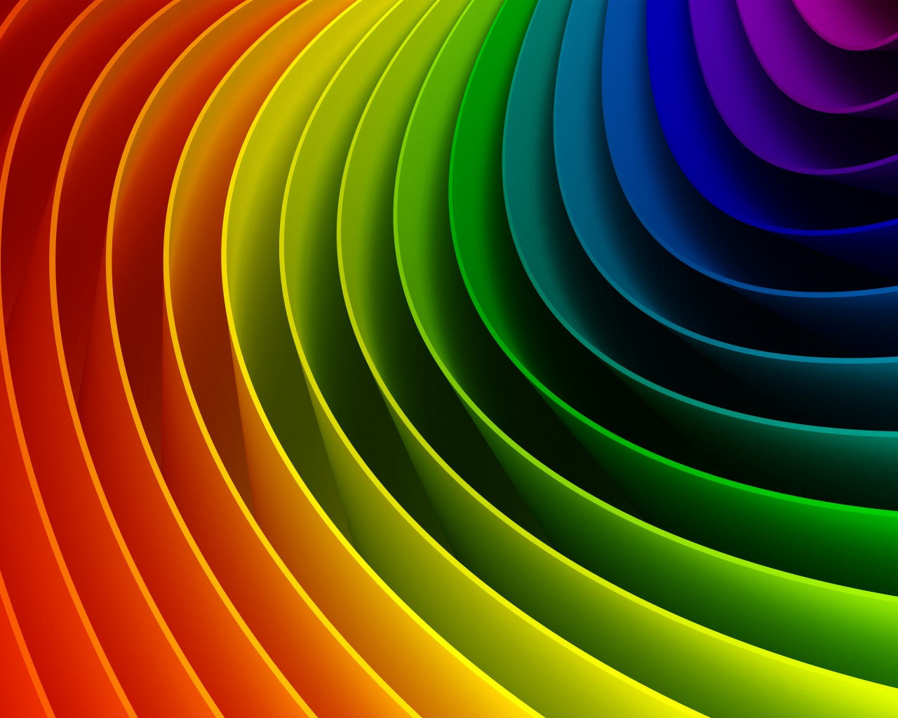 Радуга может быть такой обои