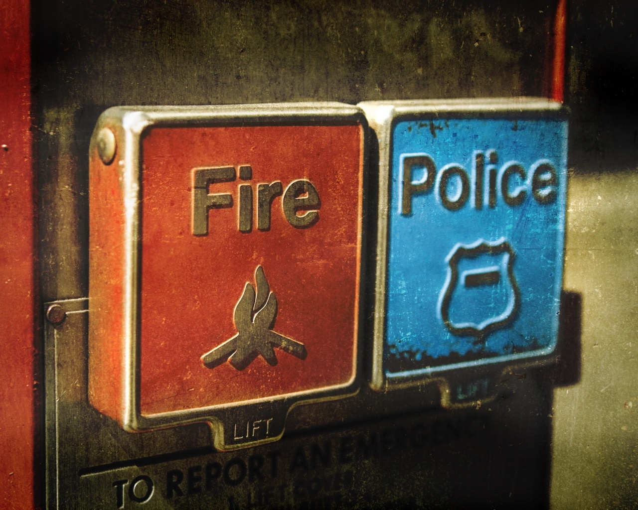 "Экстренные" кнопки обои