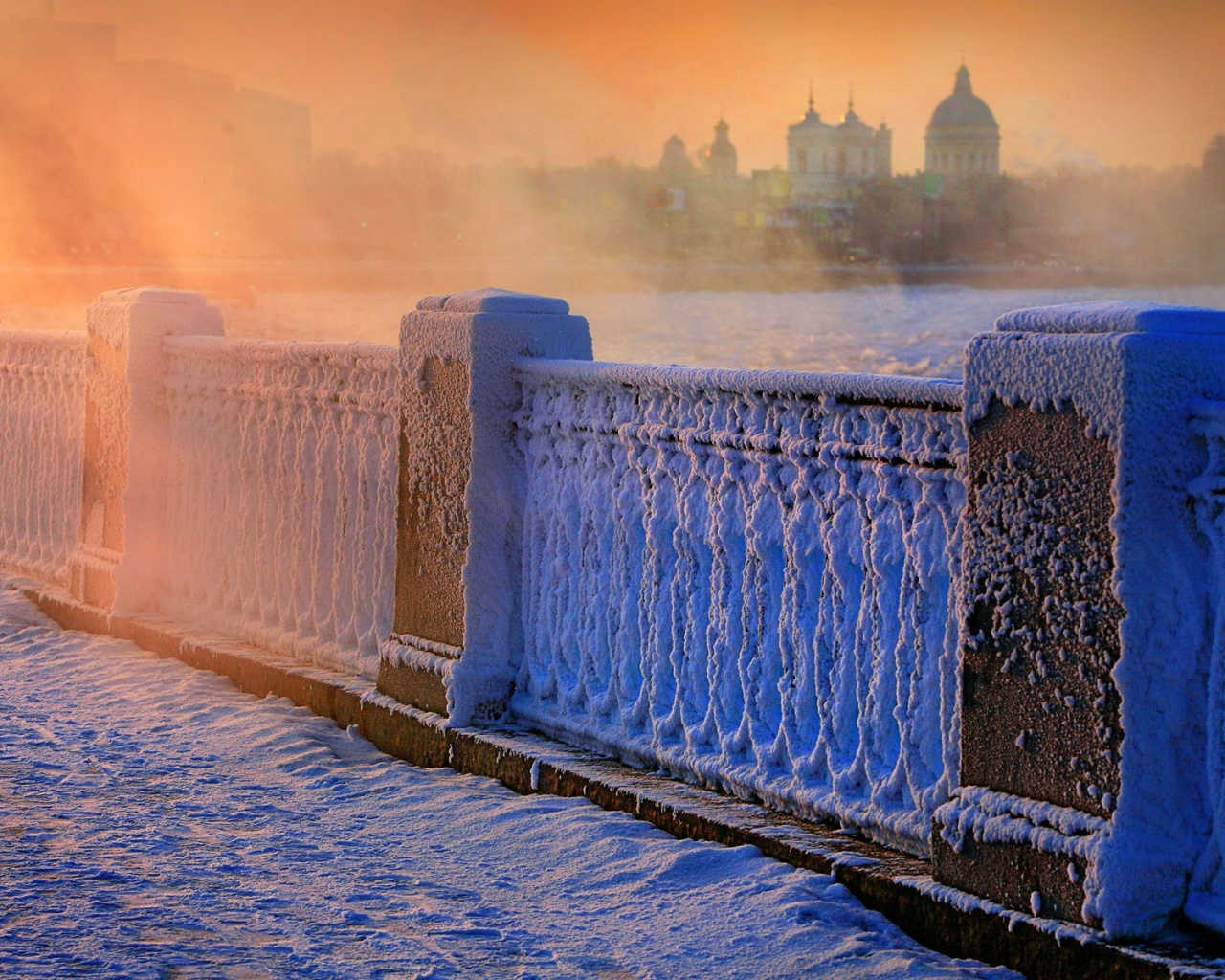 Набережная Невы обои