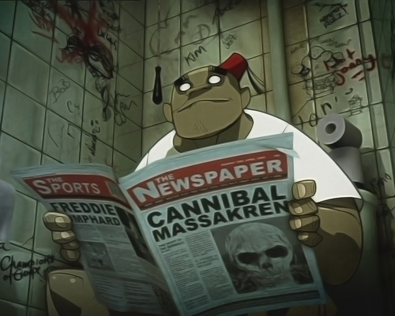 Рассел Хоббс из Gorillaz обои