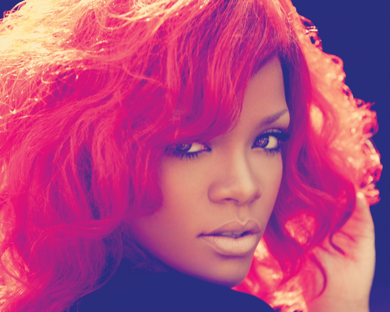 Огненная Рианна обои