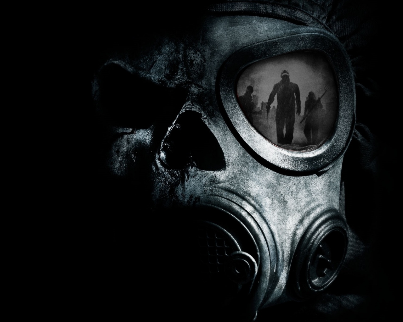 Зловещая маска обои