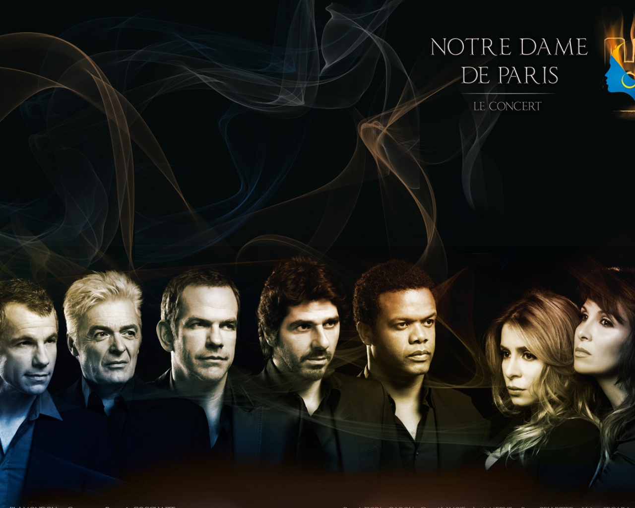 Актрёры мюзикла Нотр Дам де Пари обои