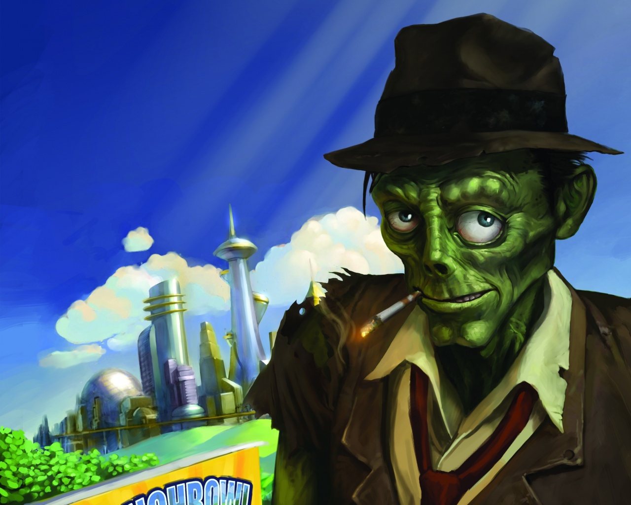 Stubbs the zombie обои